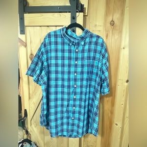 IZOD Short Sleeve Button Up
